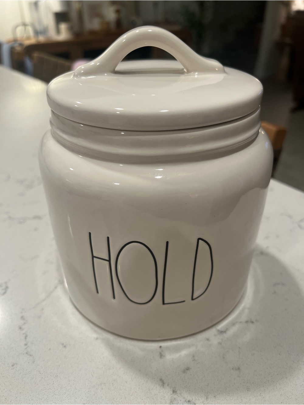 NWT Rae Dunn Ceramic Hold Canister